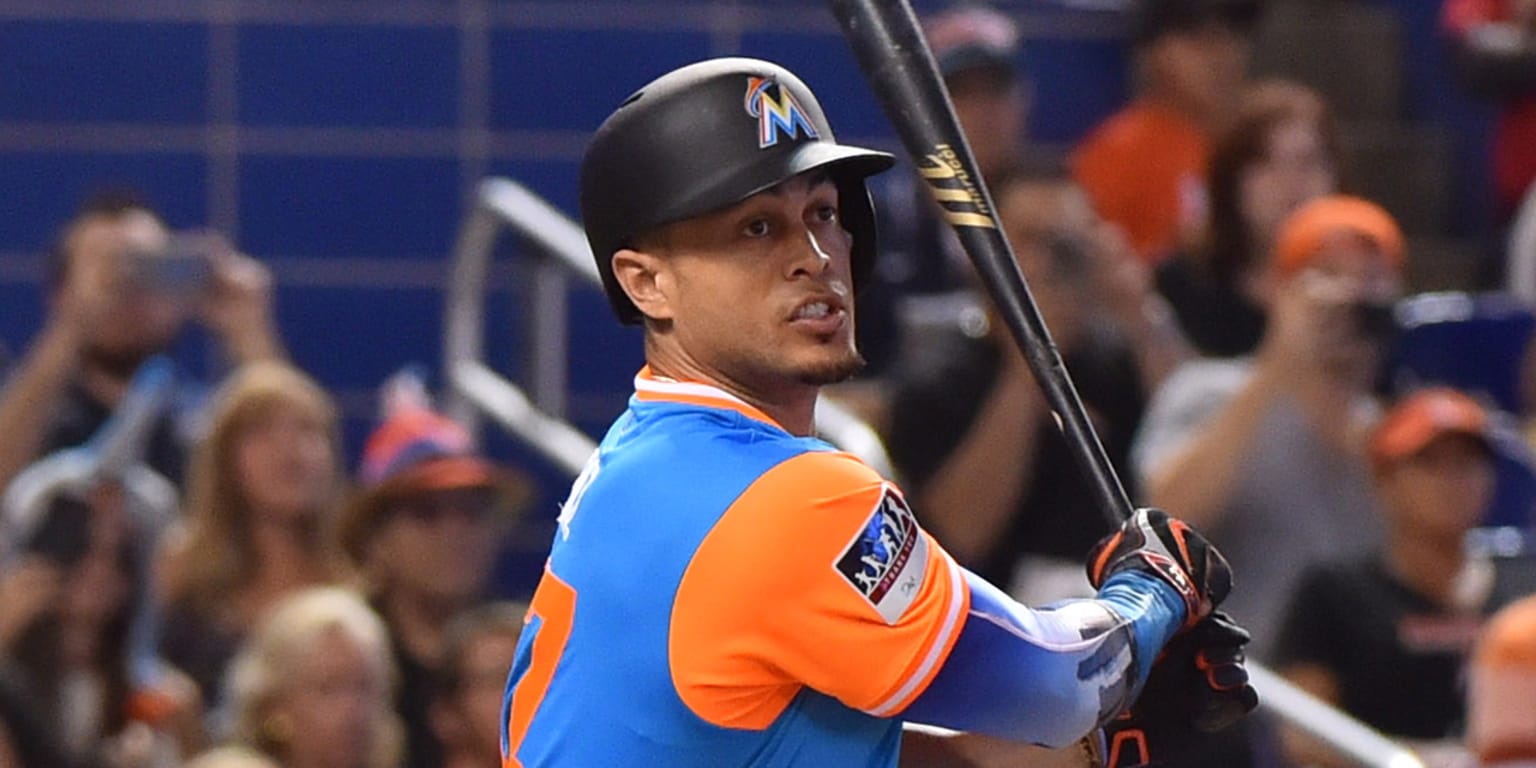 Former Jacksonville Suns player Giancarlo Stanton hits mammoth