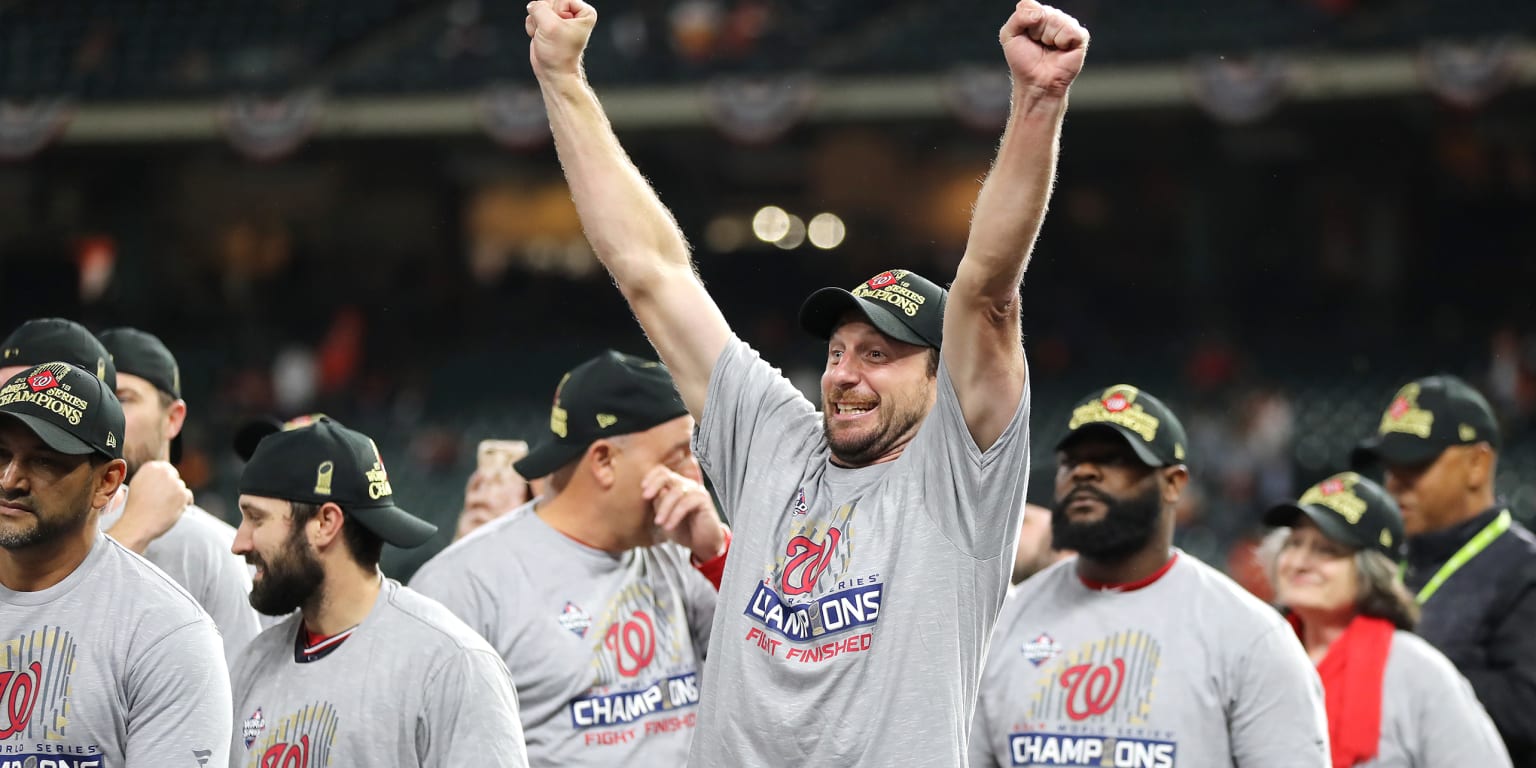 Max Scherzer pitches seven scoreless innings with a broken nose and a black  eye in Nationals' 2-0 win - The Washington Post