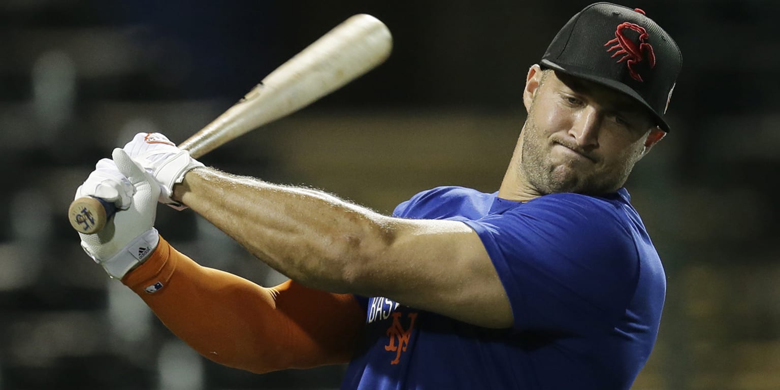 Tim Tebow hits home run on first pitch of first instructional league game  for New York Mets - ESPN