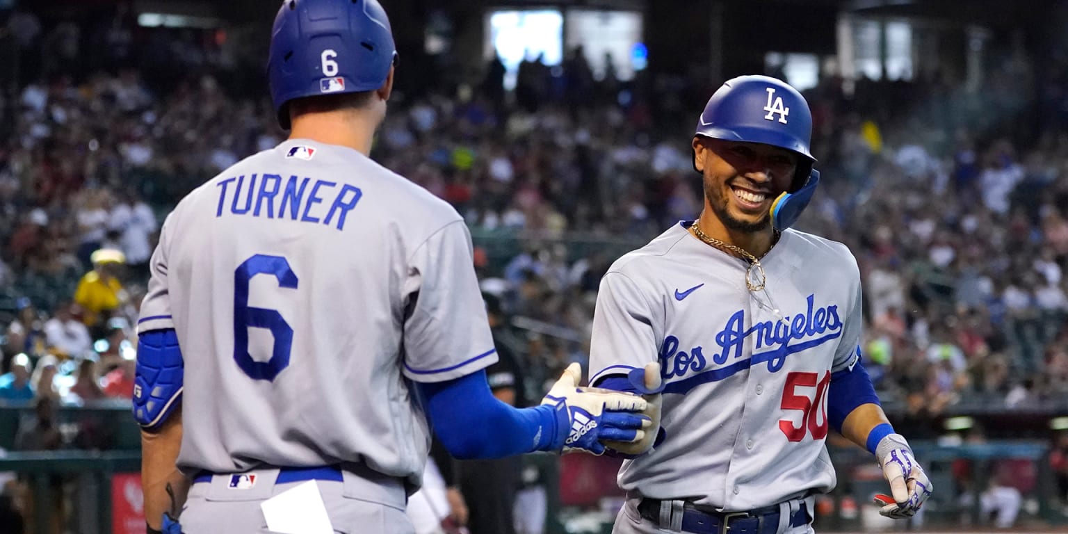 Mookie Betts homers twice, goes 4 for 4 with 4 RBIs and leads Dodgers to  9-3 win over Royals