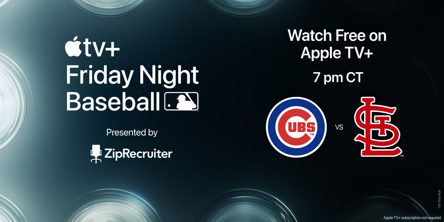 Chicago Cubs vs. St. Louis Cardinals FREE LIVE STREAM (6/24/22): Watch MLB  on Apple TV+