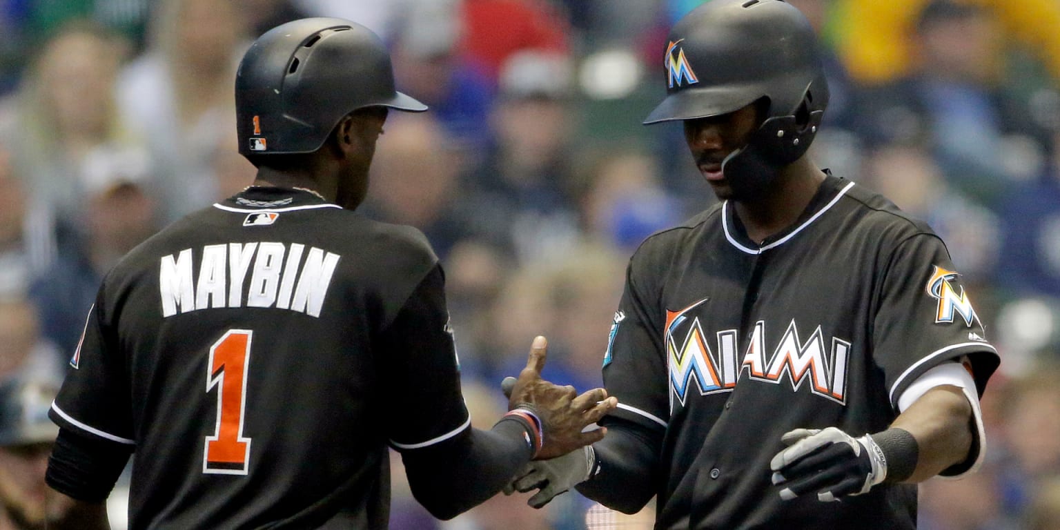 Lewis Brinson Hits Fifth Home Run of May