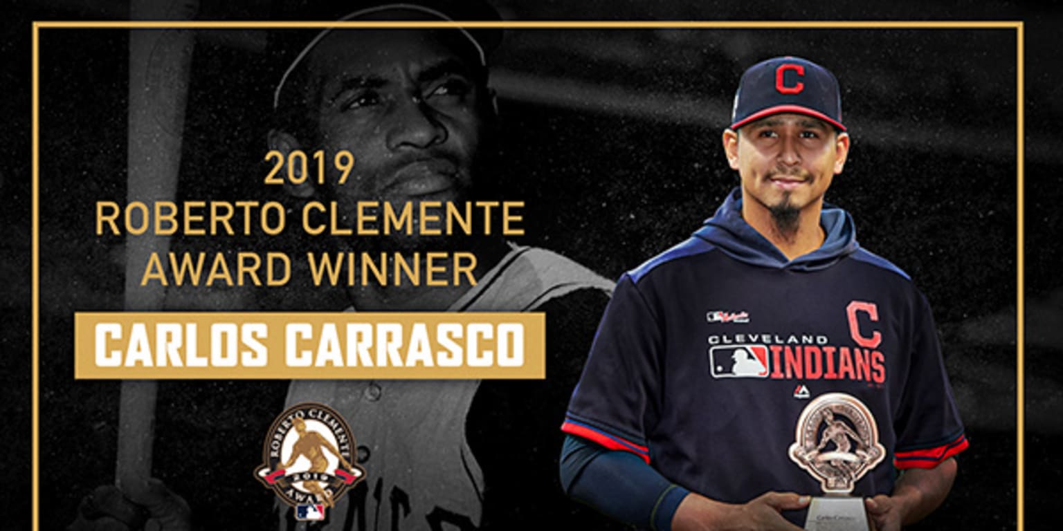 Carlos Carrasco wins Roberto Clemente Award