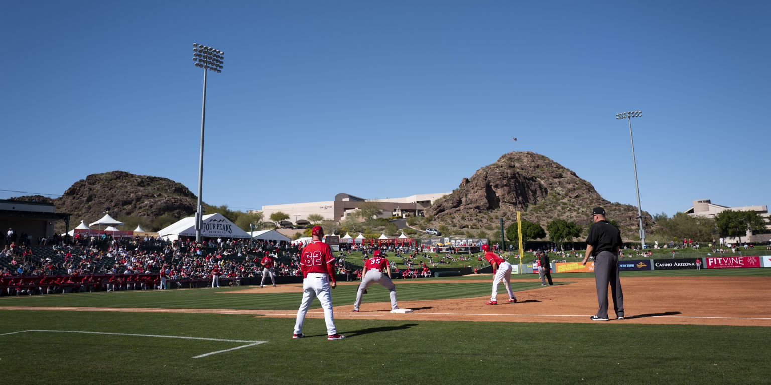 A general view of Tempe Diablo Stadium, Tuesday, Mar. 2, 2021, in