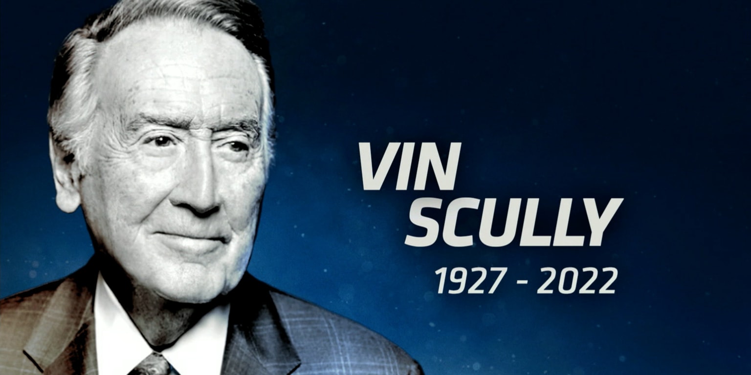 Los Angeles Dodgers RIP Vin Scully 1927-2022 The Voice Of