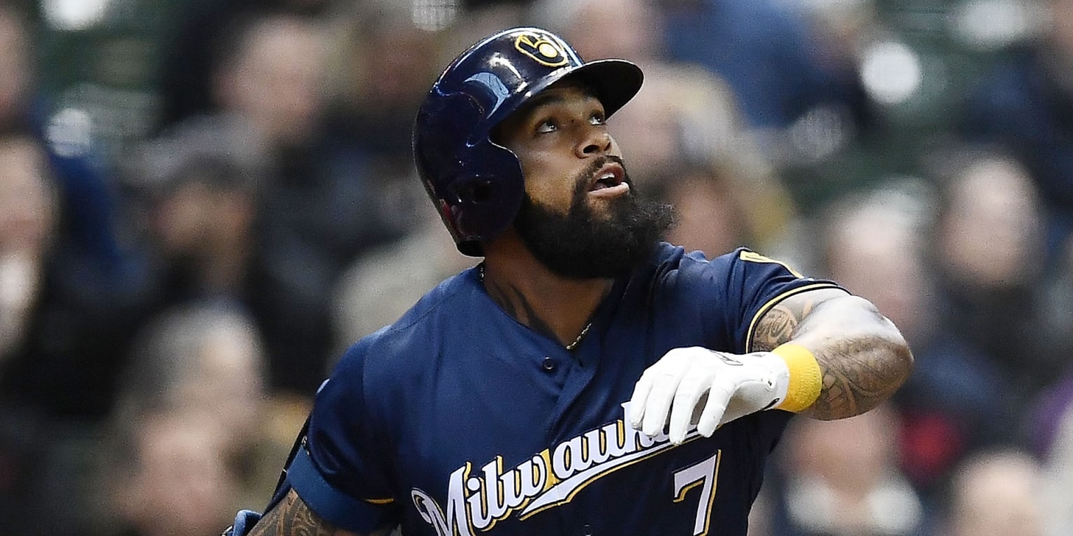 Brewers first baseman Eric Thames goes on DL with torn thumb ligament