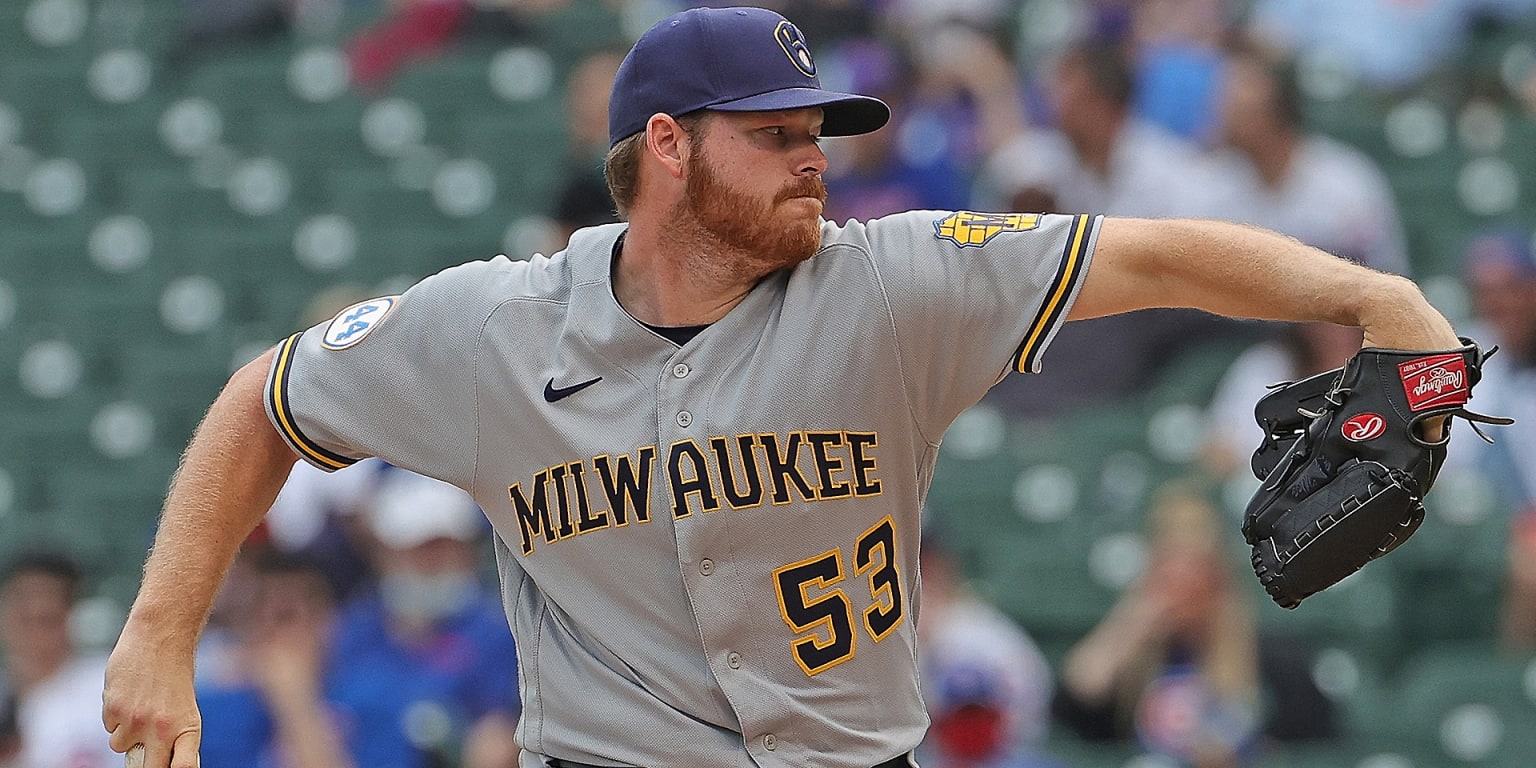 Brandon Woodruff pitches seven scoreless innings to lift NL