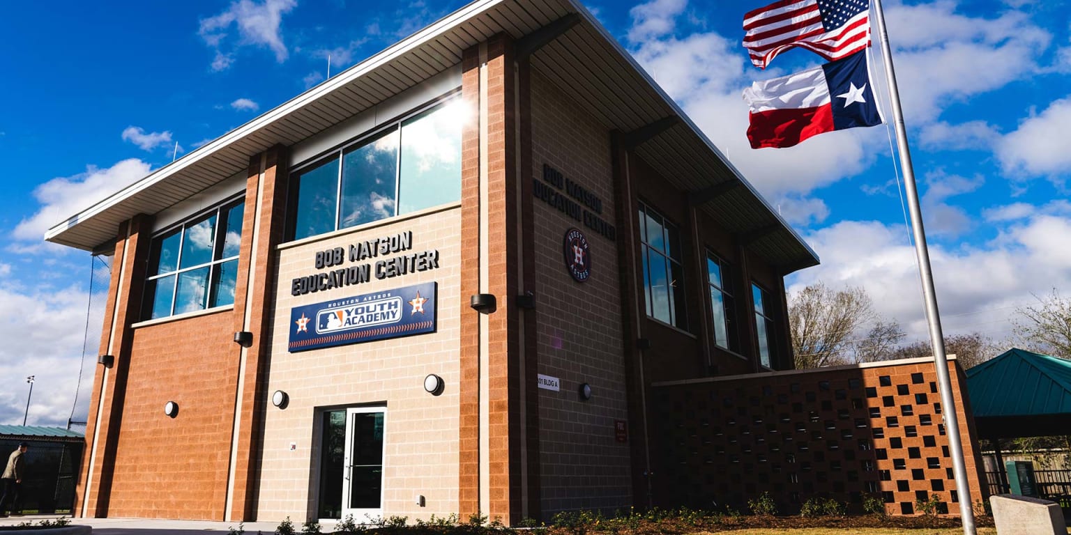 Astros Dedicate New Bob Watson Education Building