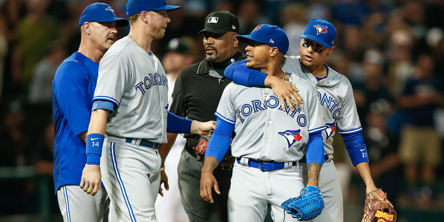 Blue Jays, White Sox benches clear