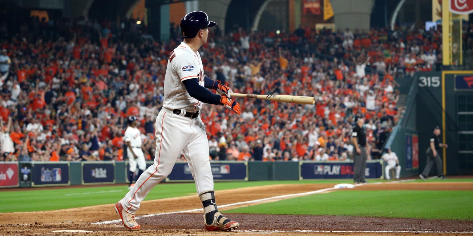 The 5-foot-6 Tony Kemp celebrated some Astros home runs by