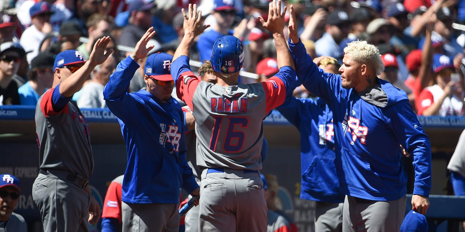 Puerto Rico wins 6th straight in WBC, routs Venezuela 13-2