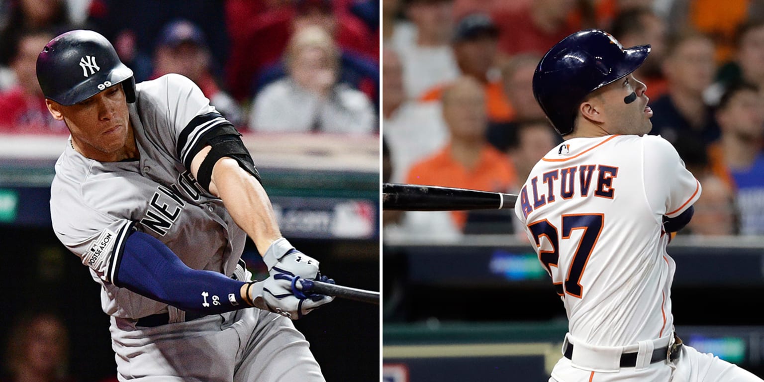 Aaron Judge, Jose Altuve square off in ALCS