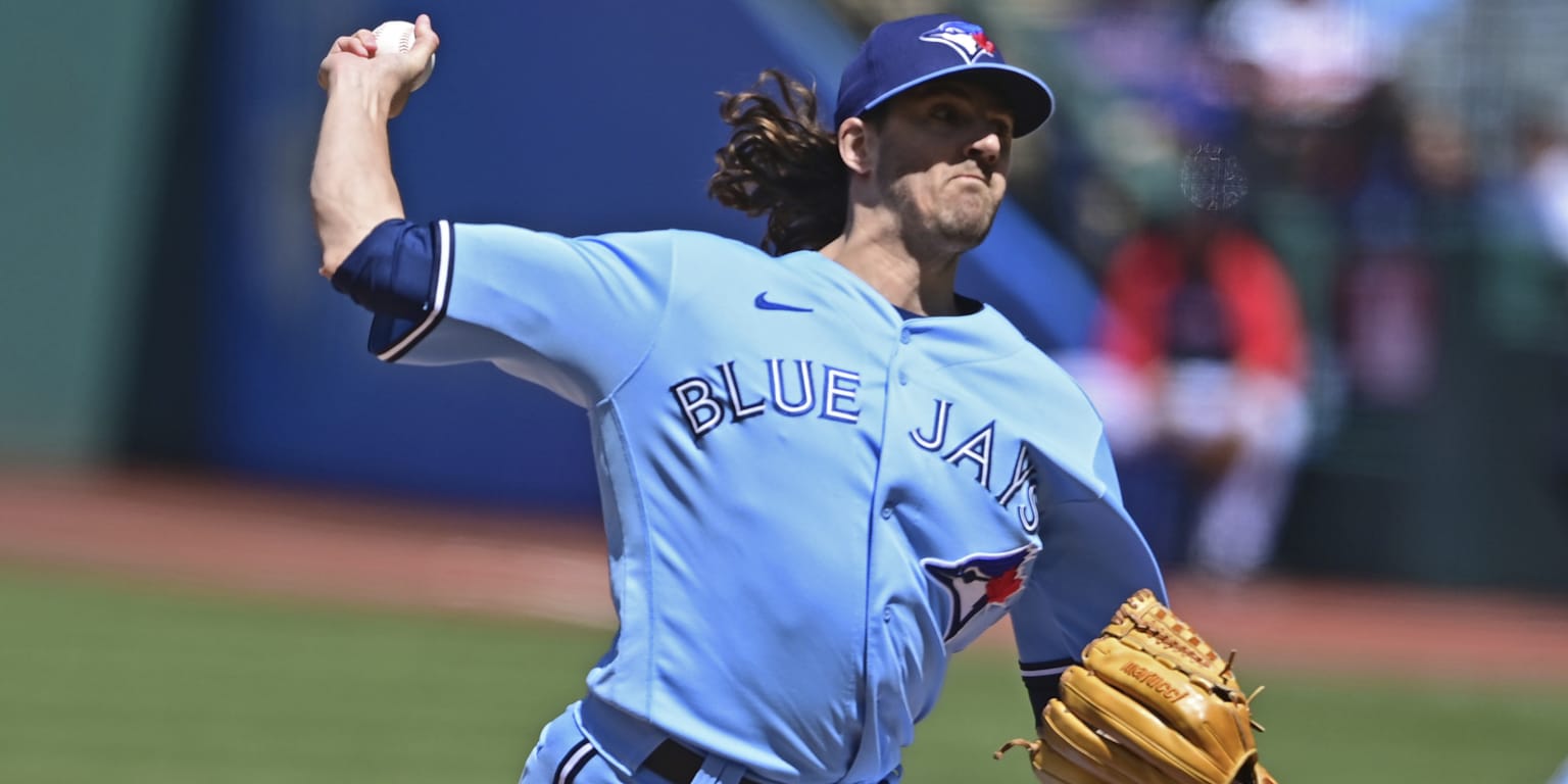 Kevin Gausman played catcher for an extra-special Blue Jays first