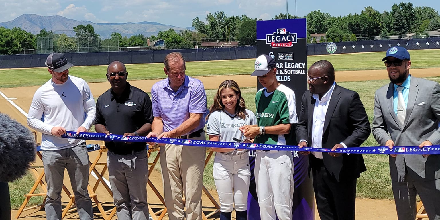 Rockies and MLB help upgrade baseball fields at JFK High School