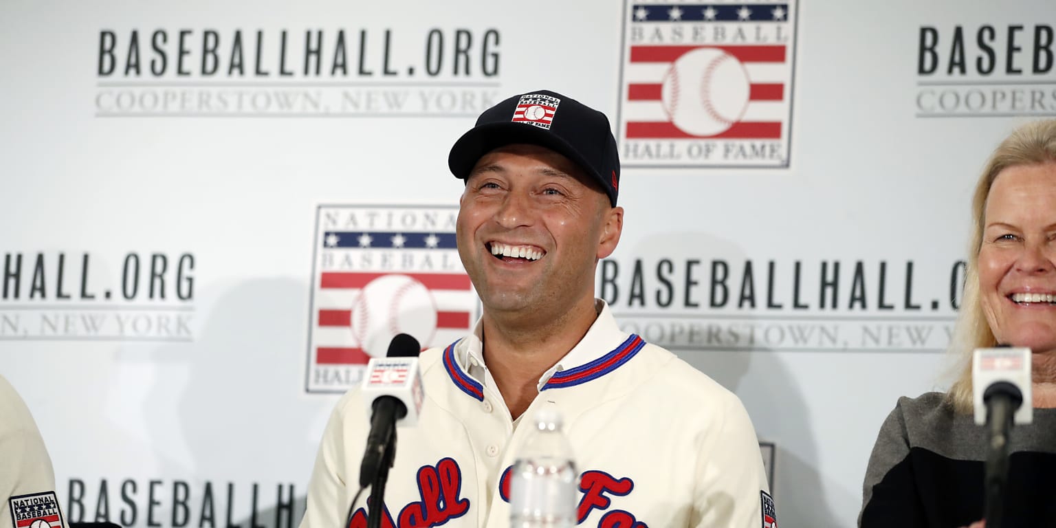 Derek Jeter calls out the one writer who didn't vote for him during Hall of Fame  speech