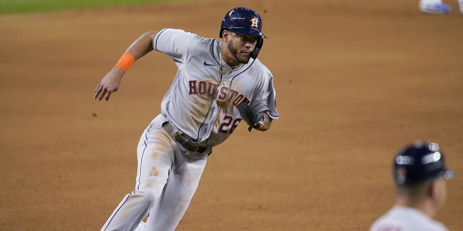 Dusty Baker & Astros Present Jose Siri With Houston Astros 2022