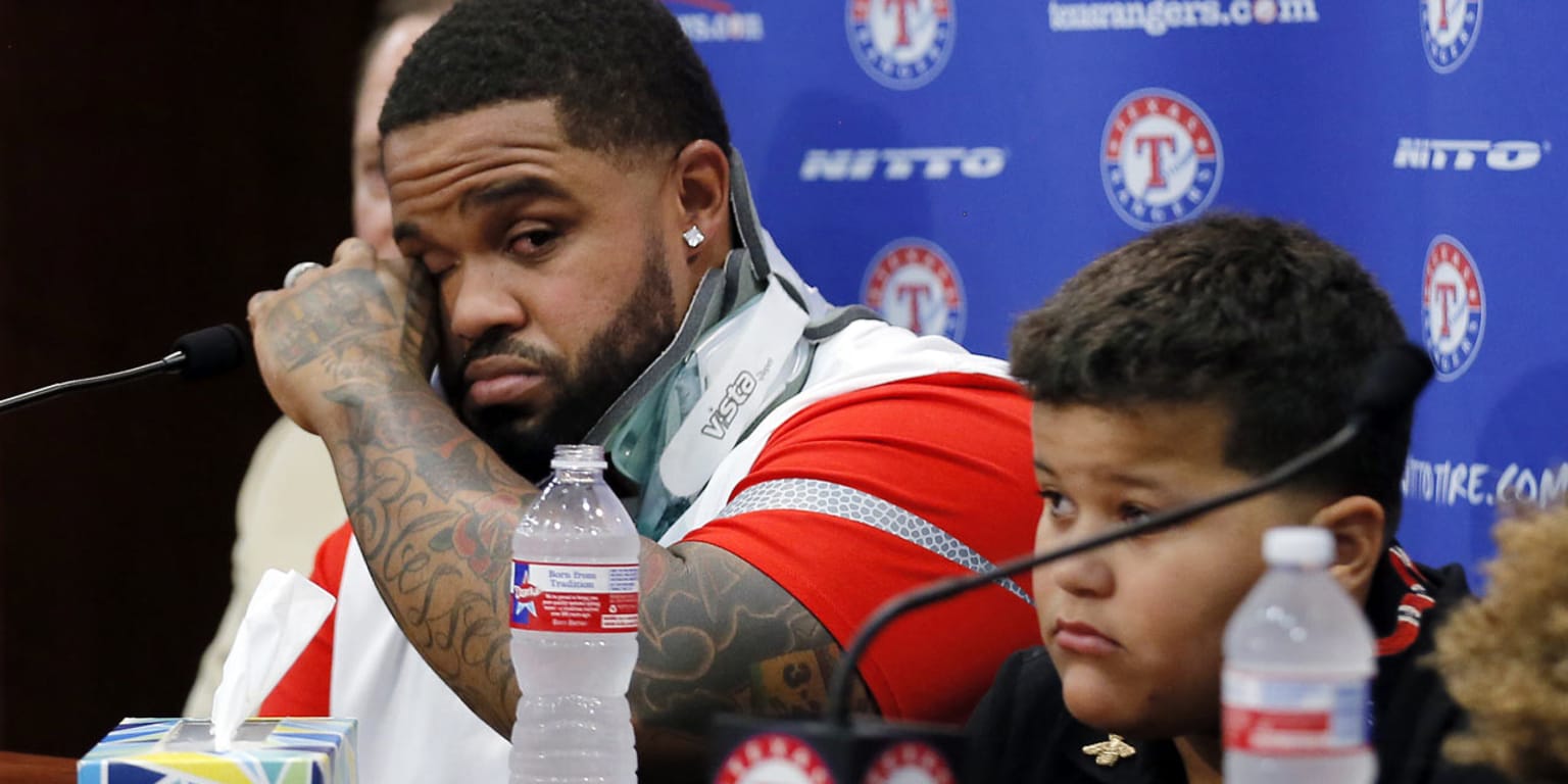 In tears, Prince Fielder officially announces he's done playing baseball