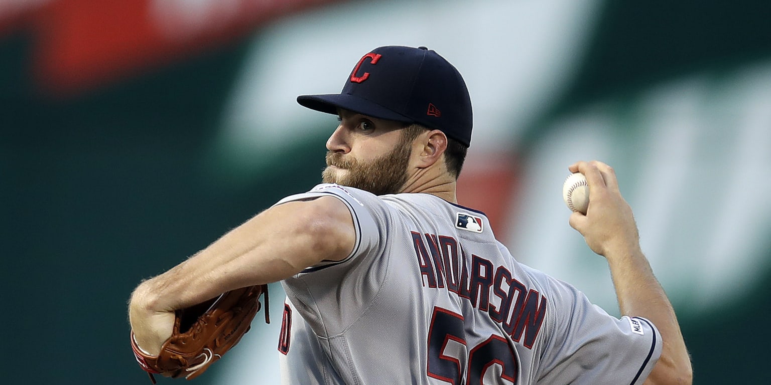 Carlos Carrasco discusses pitch mechanics in Friday's loss to the