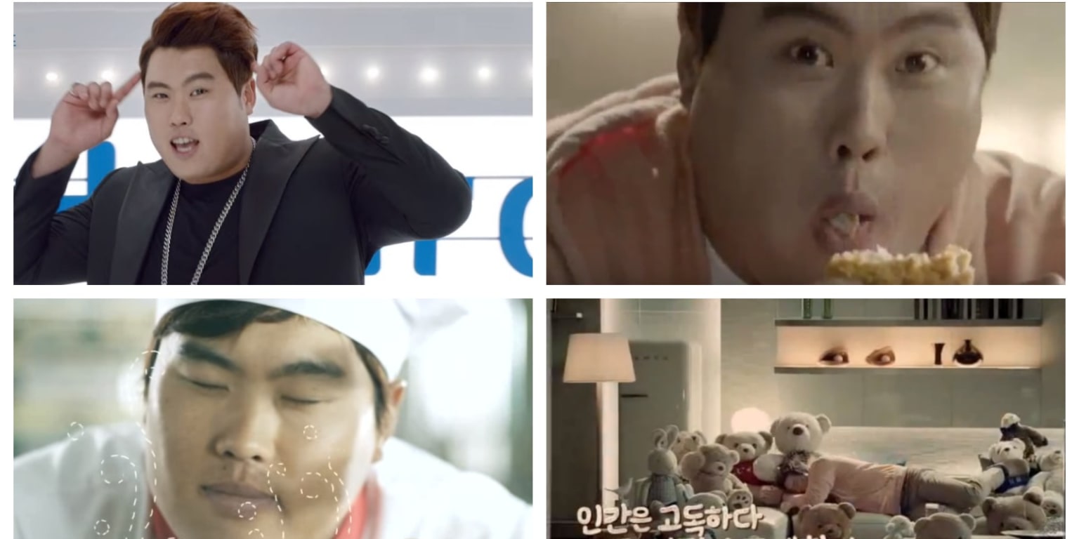 Hyun jin Ryu's Ramen Commercial With Clayton Kershaw Clone 