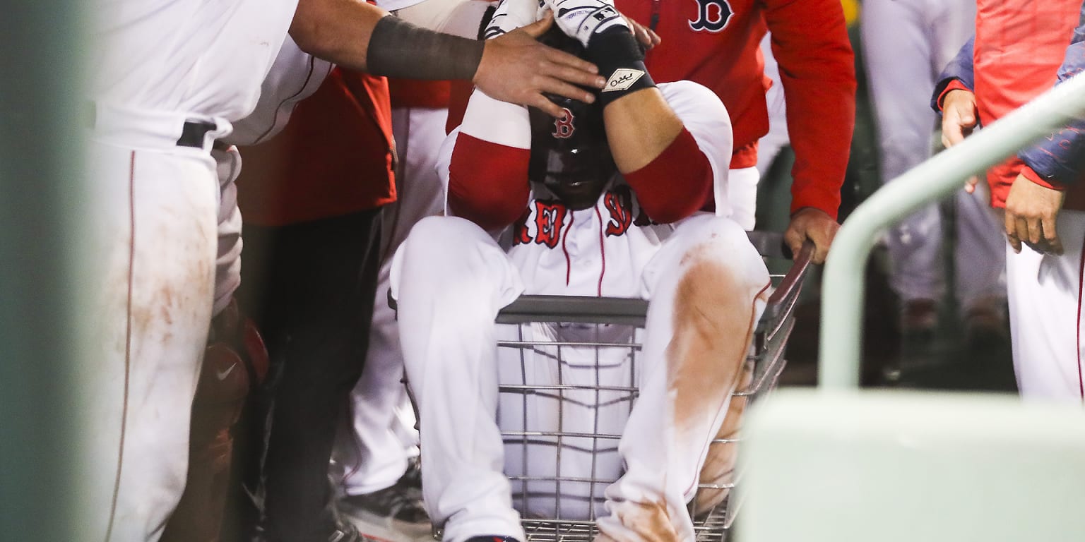 Red Sox having fun with laundry cart home run ritual