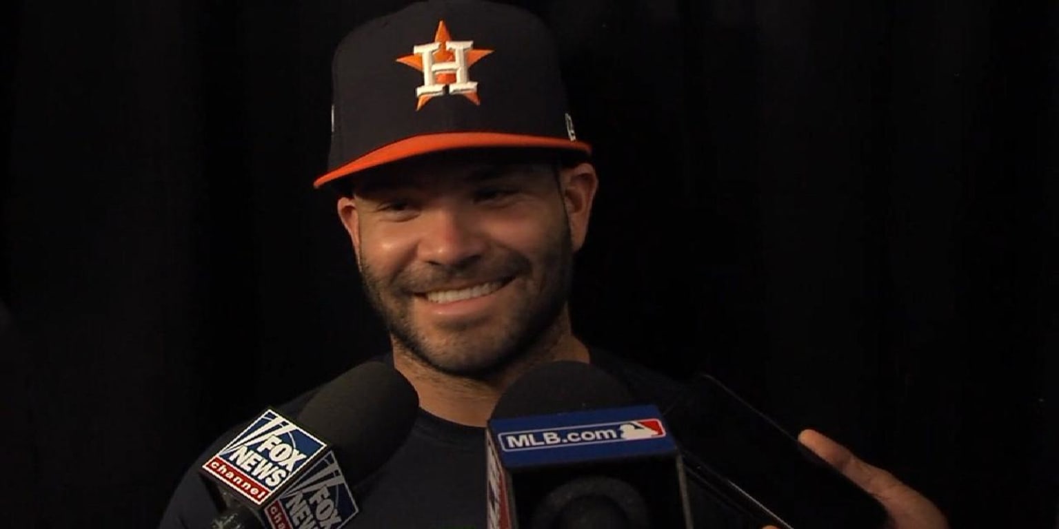 Jose Altuve was excited to find out that actor Matt Damon was a 'huge ...
