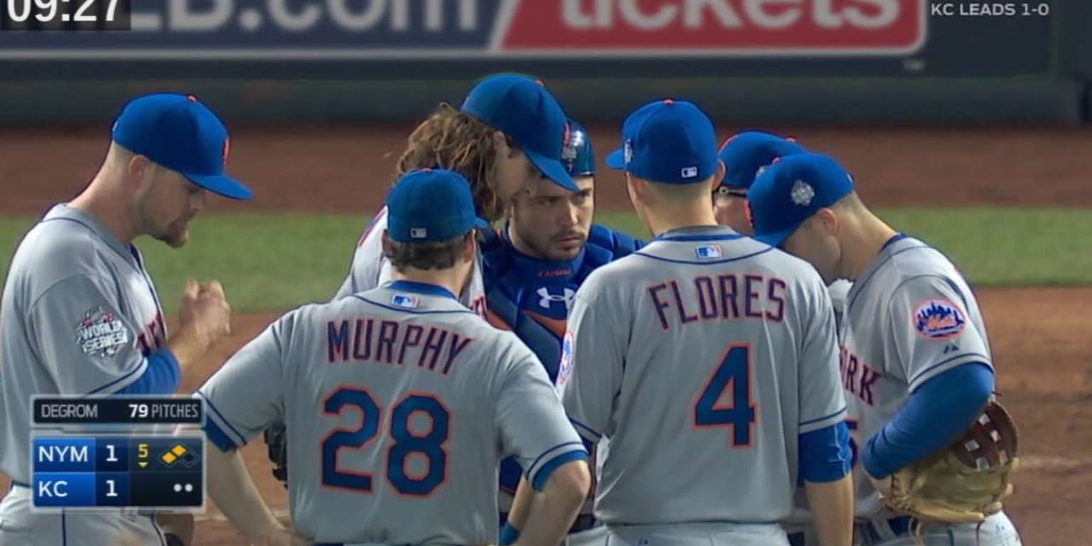 We timed a few mound visits from the 2015 World Series and here are the