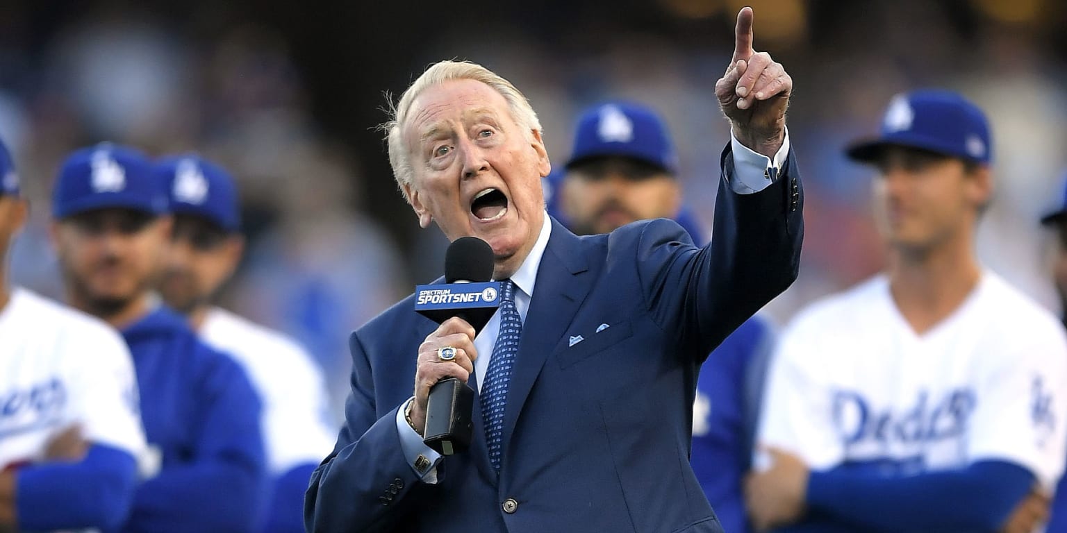 Top-selling Item] Custom Honor Vin Scully Los Angeles Dodgers