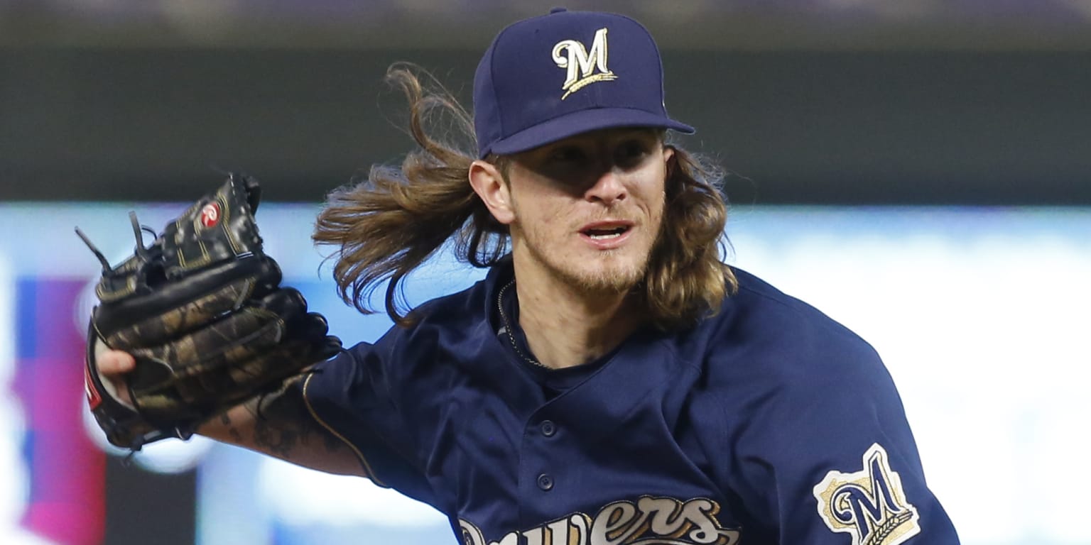 Josh Hader channeled his inner Rollie Fingers for a fireman-style win