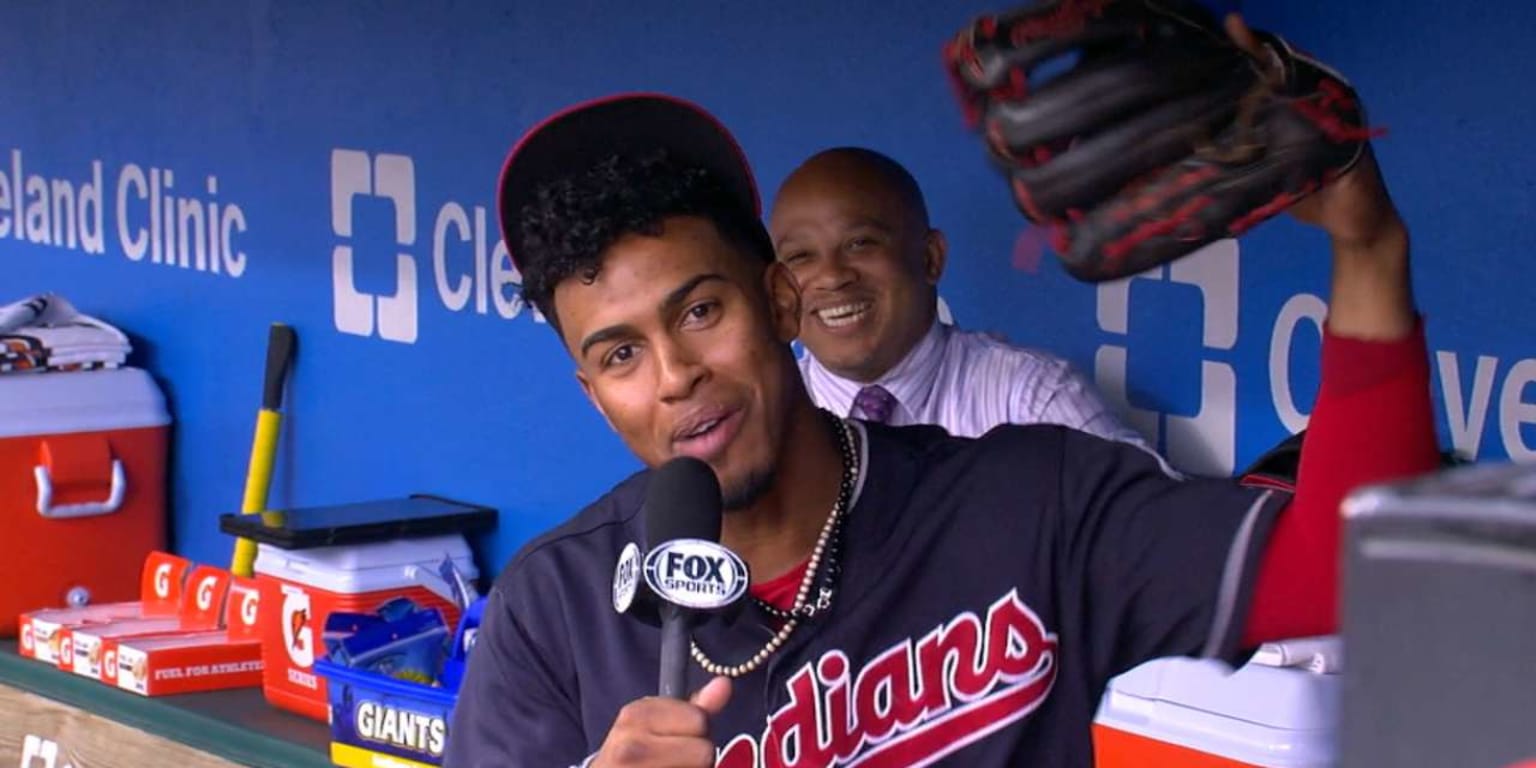 Cleveland Indians SS Francisco Lindor loses bet (and his hair) with high  school alma mater