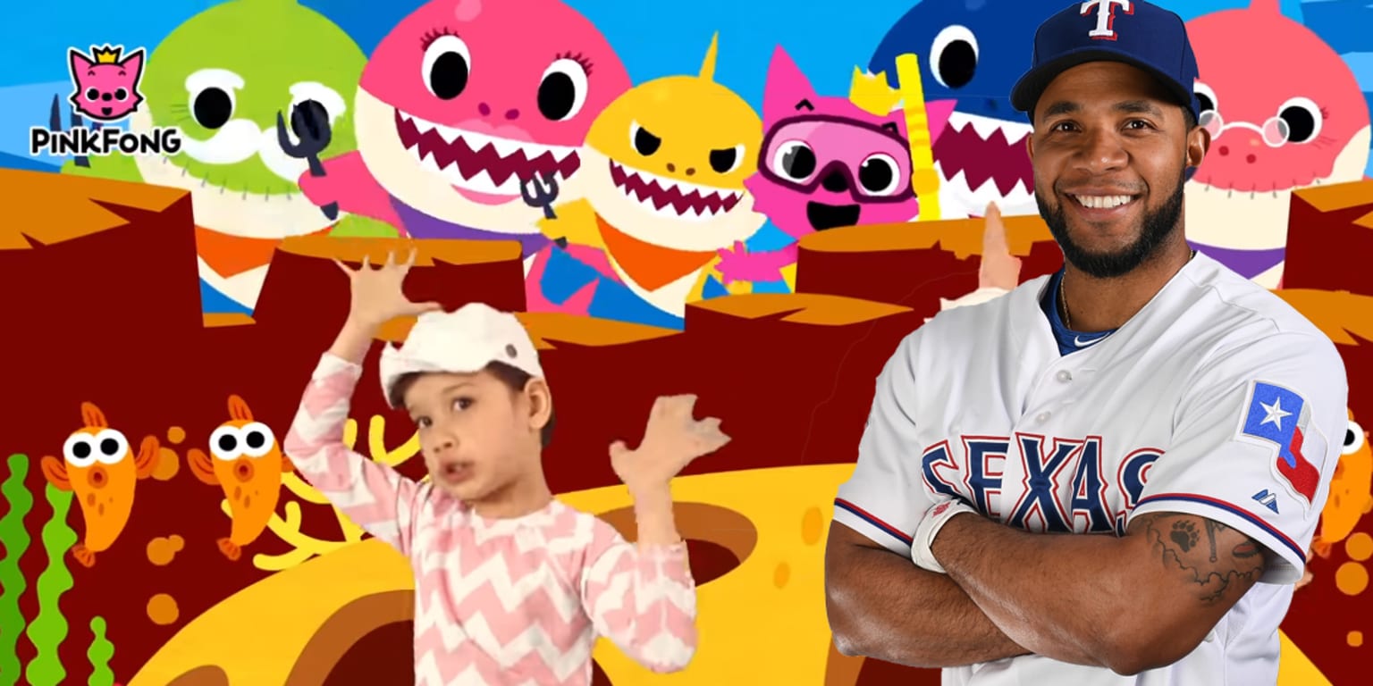 Texas Rangers Player Elvis Andrus Walks Out to 'Baby Shark