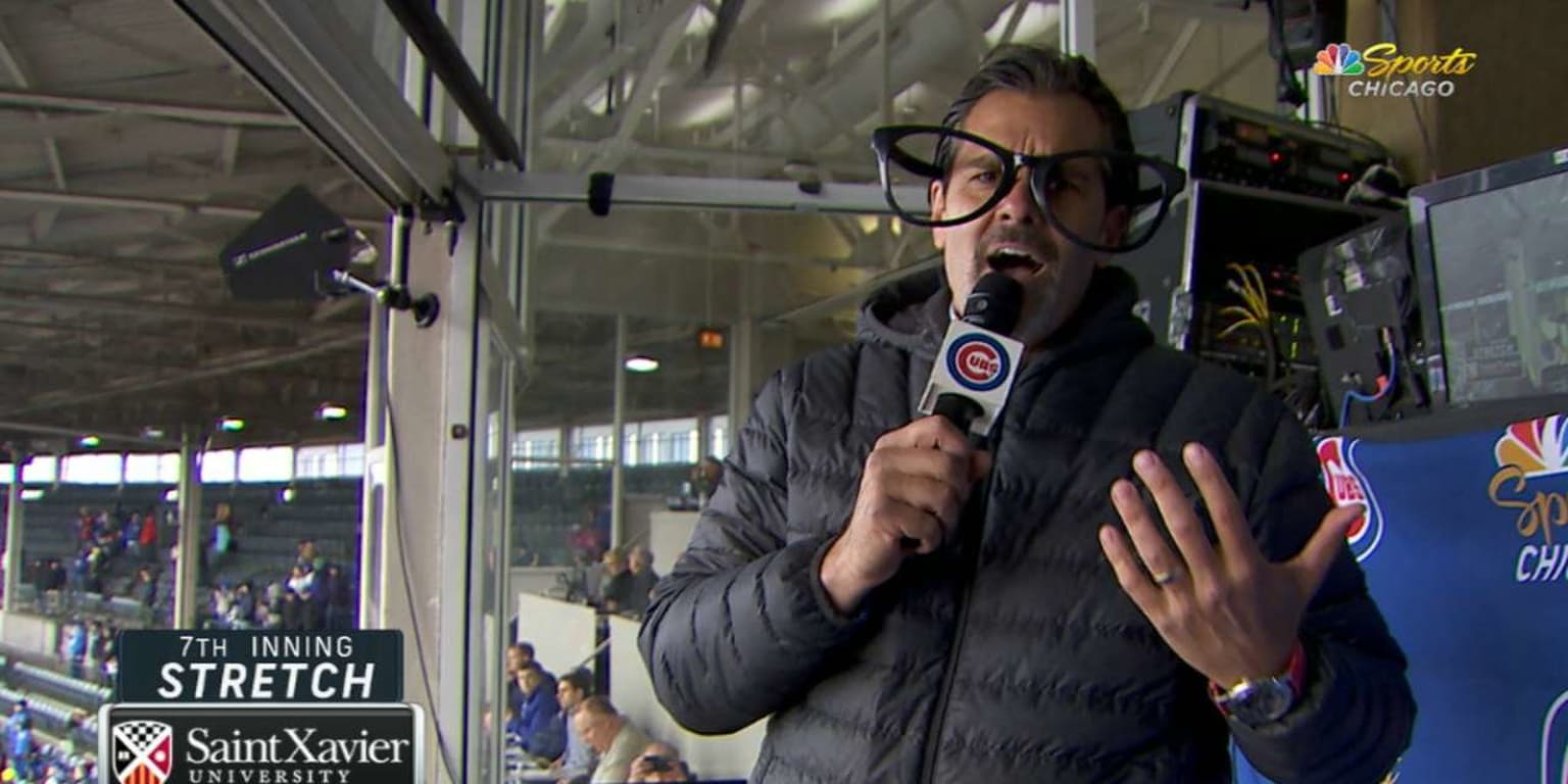 Harry Caray's grandson, Chip, sang 'Take Me Out to the Ballgame