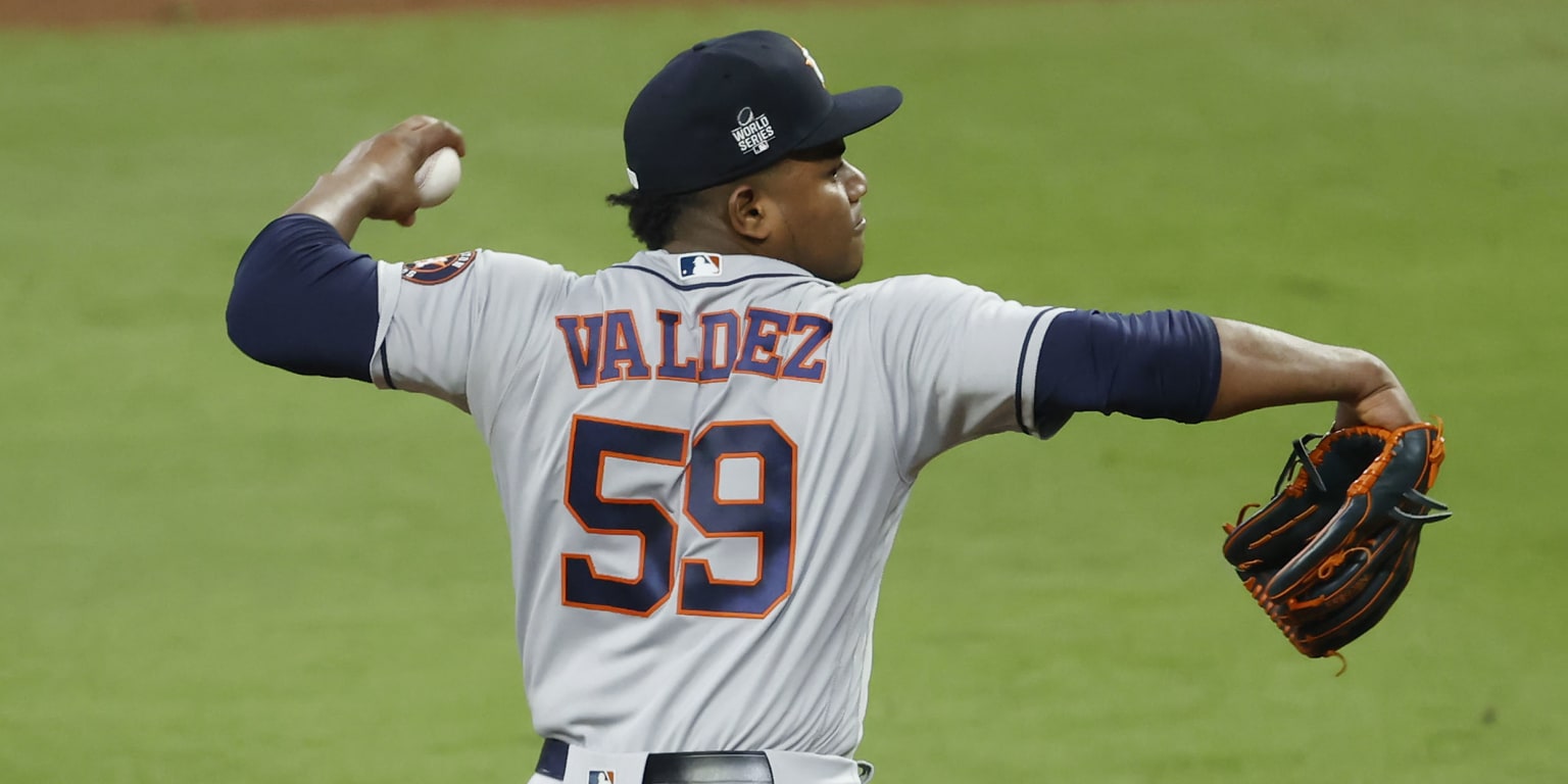 Astros' Framber Valdez brings cool demeanor to first MLB start