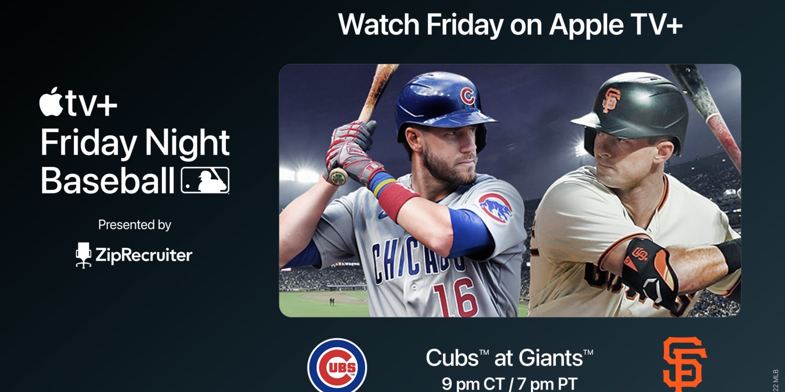 How to watch Cubs-Giants on Apple TV, July 29, 2022