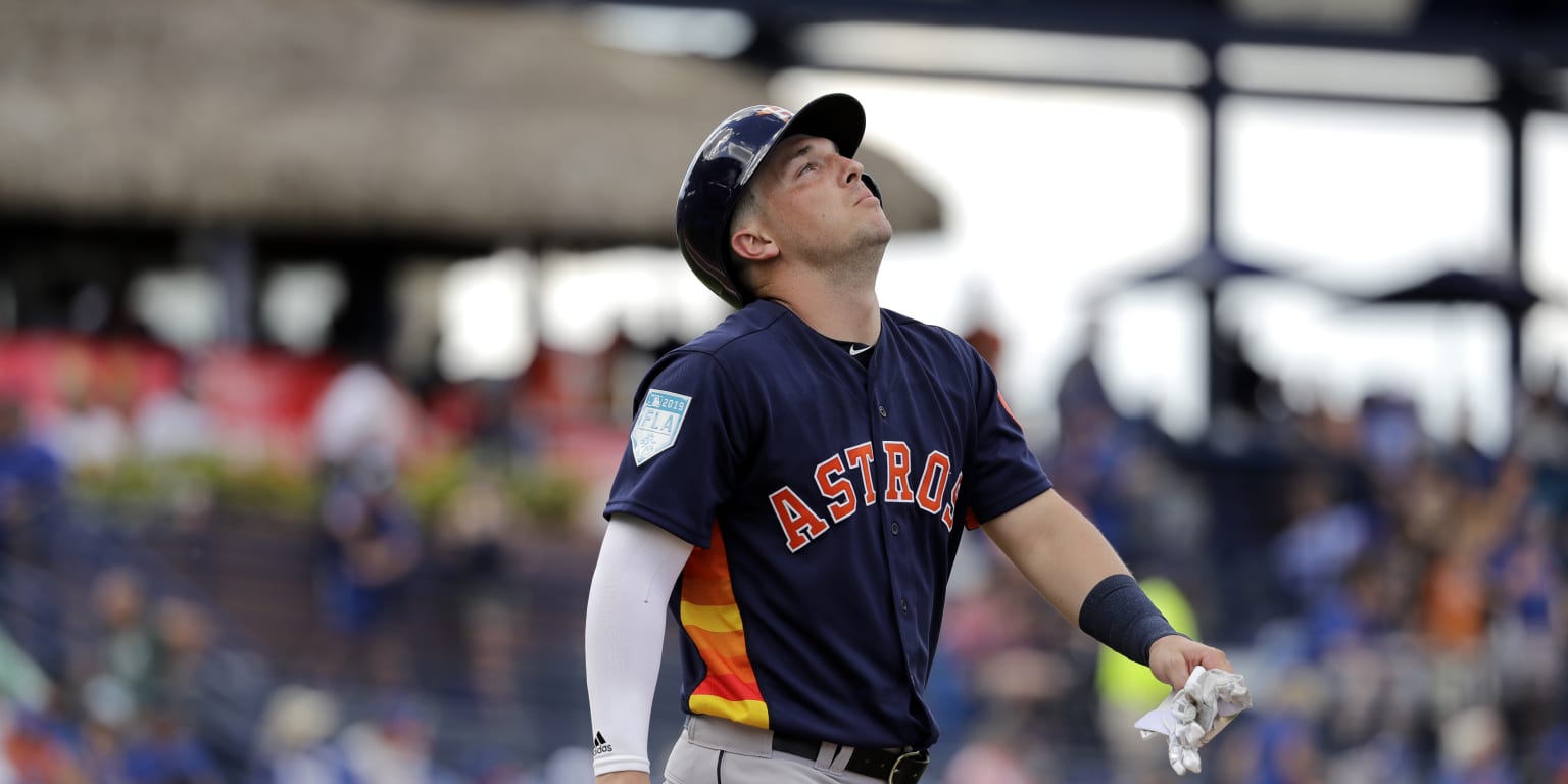 Astros Players Are Getting Hit by Pitches in Spring Training