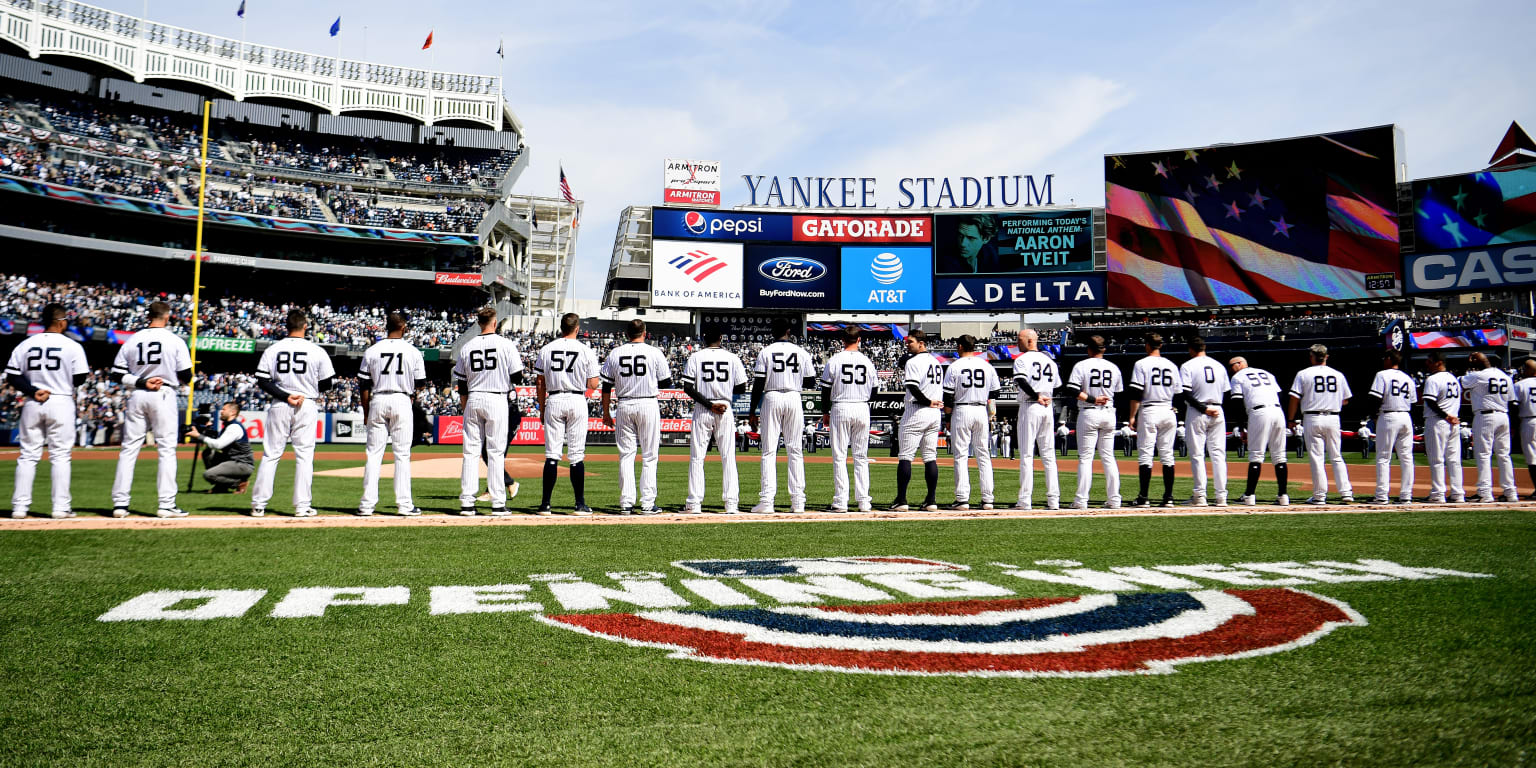 Yankees Opening Day roster