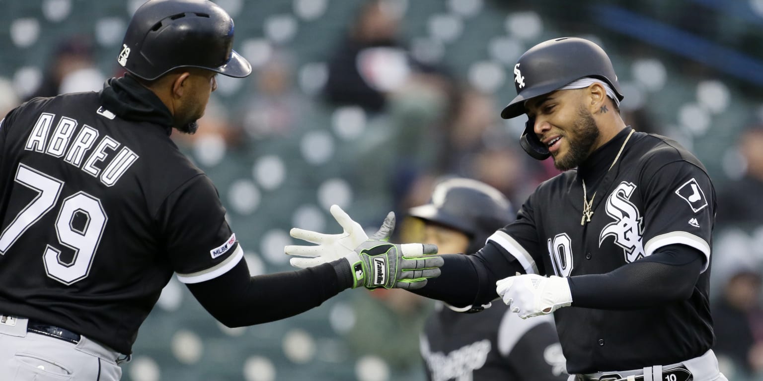 Jose Abreu & Yoan Moncada & Tim Anderson Chicago White Sox Triple