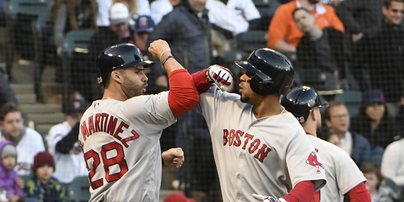 Red Sox score nine runs in inning vs. White Sox