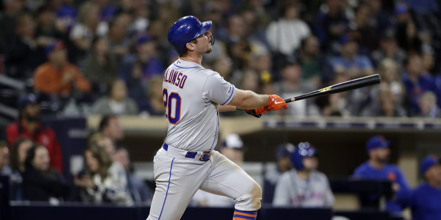 Pete Alonso hitting home runs in late innings