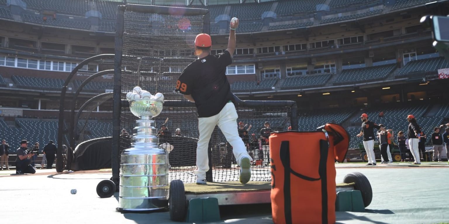 Stanley Cup becomes batting practice bucket