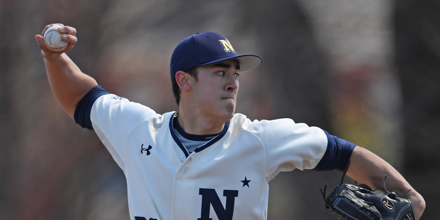 Navy Pitcher Awaits the M.L.B. Draft, Weighing Fastballs and