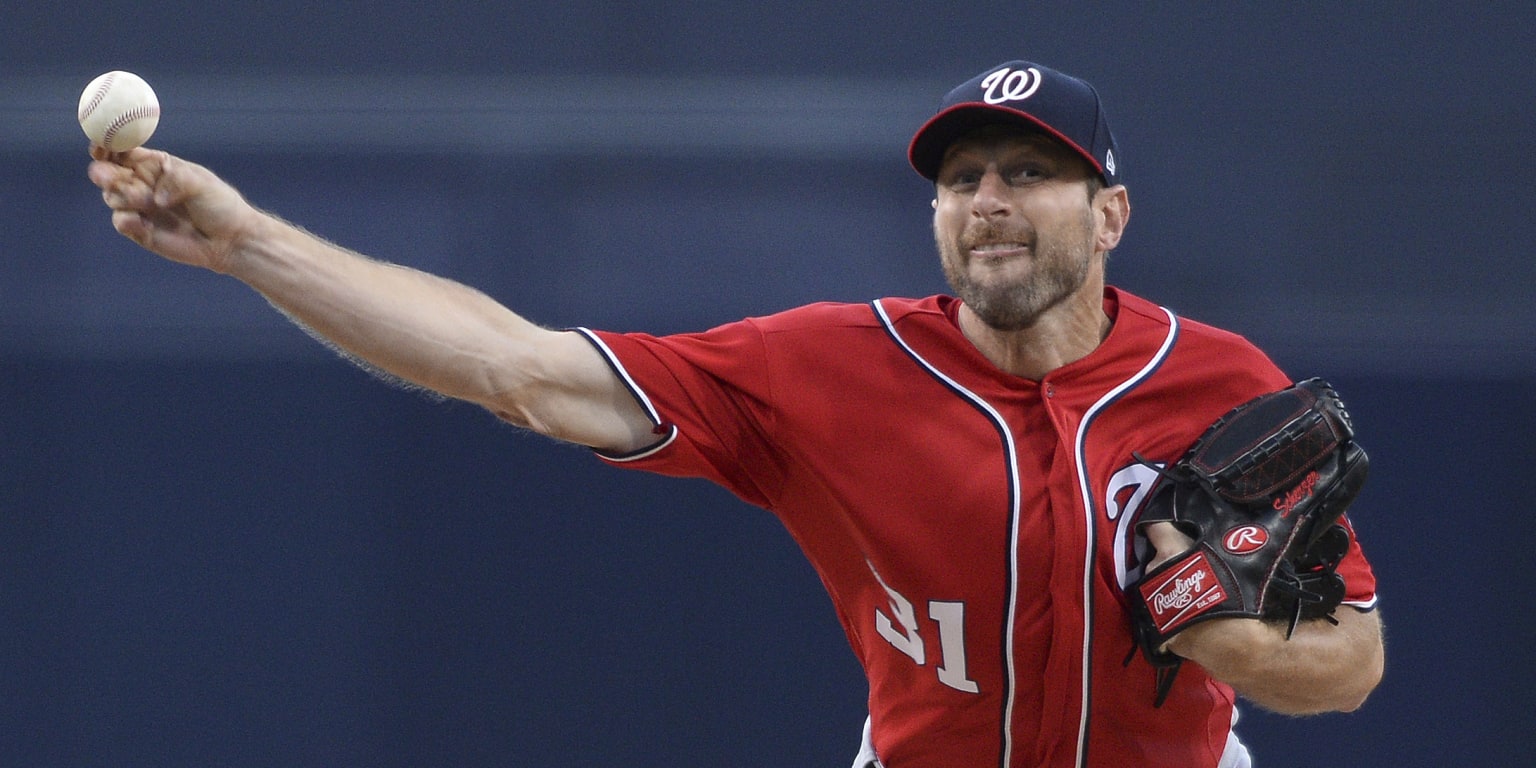 Nacionales frenaron a S.D. con joya de Scherzer