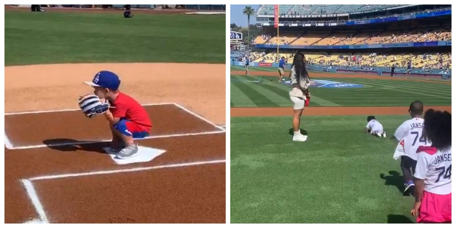 MIL@LAD: Kershaw spends Father's Day with daughter 