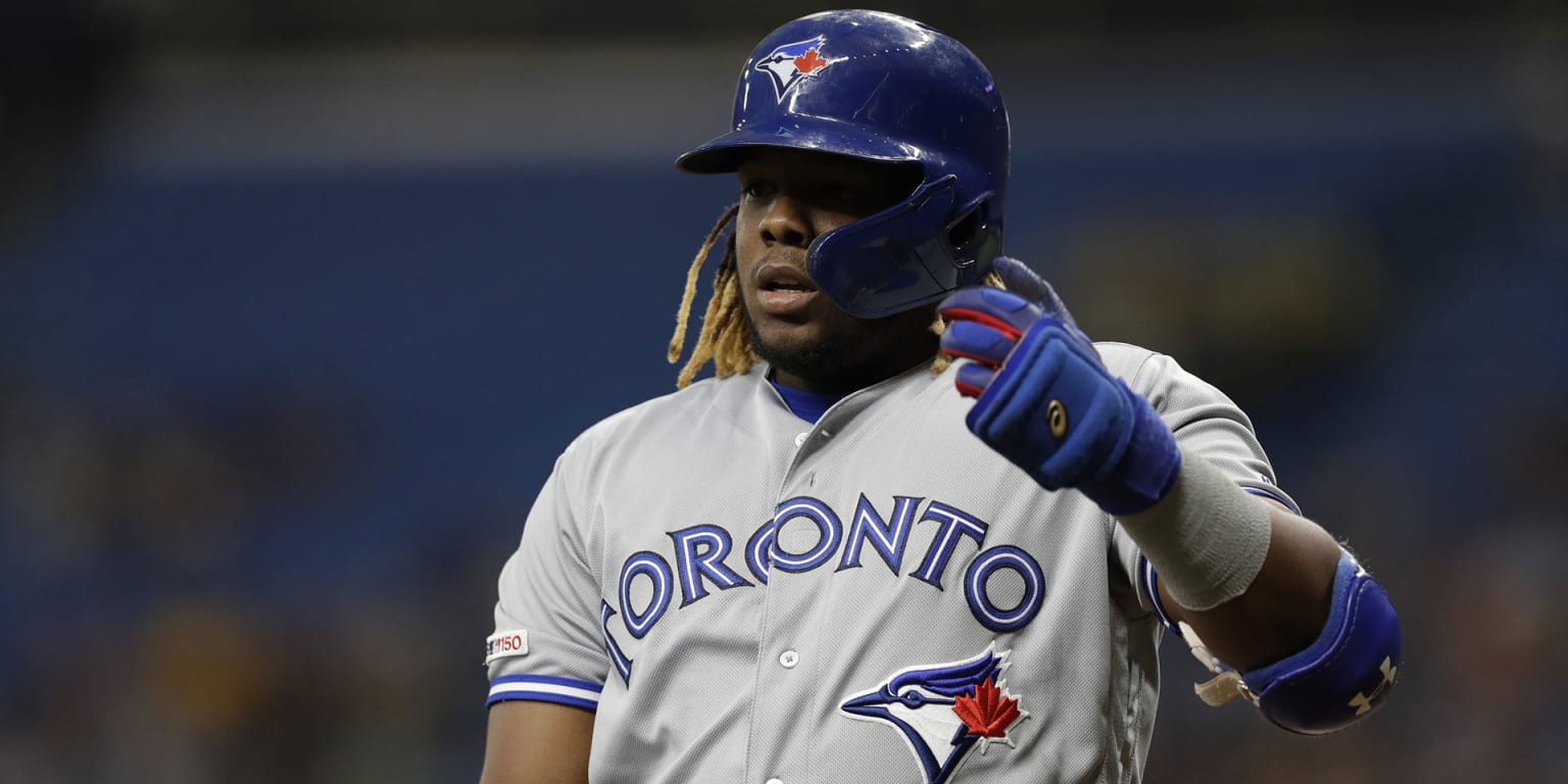 MLB Stats on X: At just 22 years old, Vlad Guerrero Jr. put on an  offensive clinic to earn the AL Hank Aaron Award.   / X