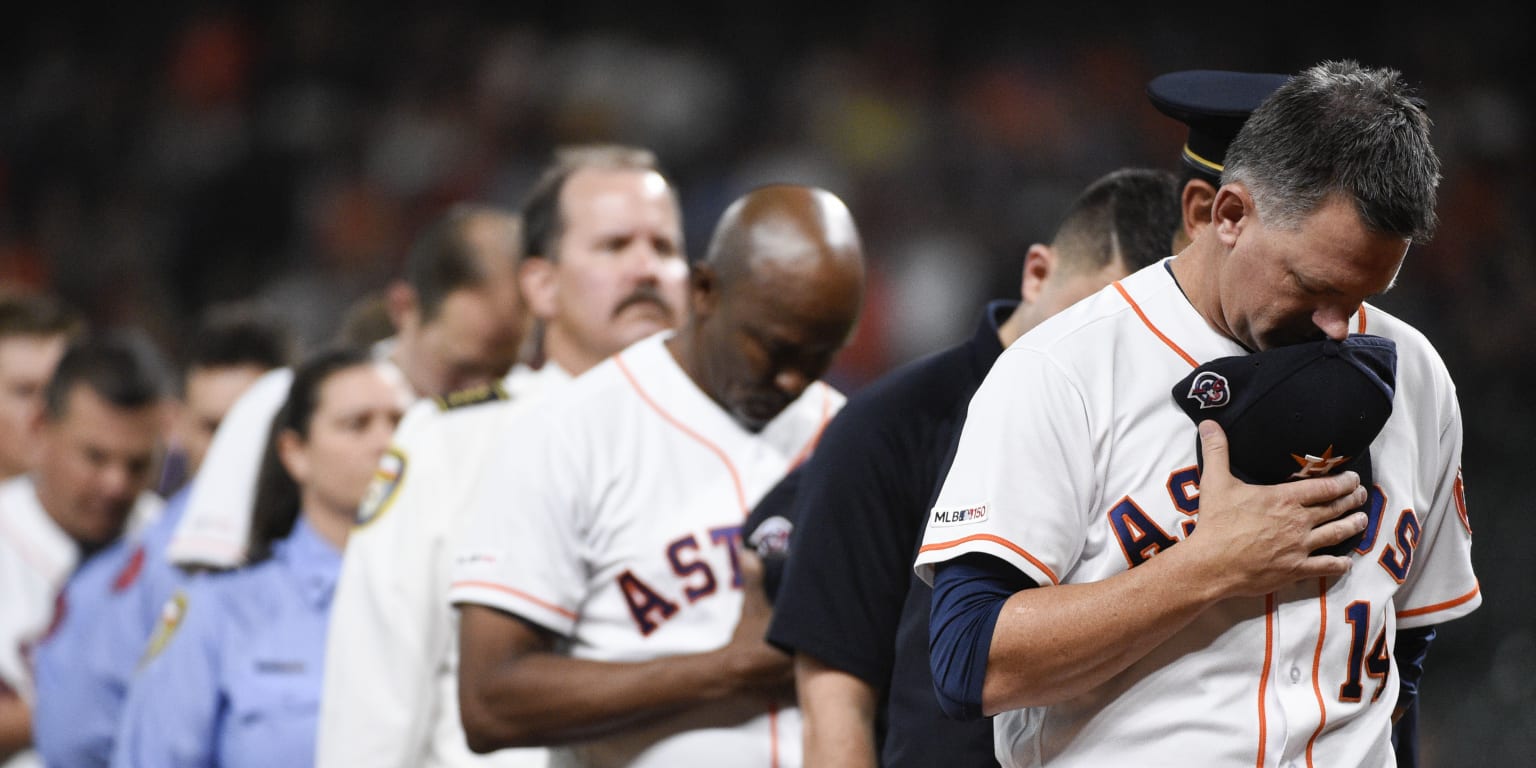 Houston Astros on X: Jose Altuve wearing jersey with the special patch  honoring Houston firefighters.  / X