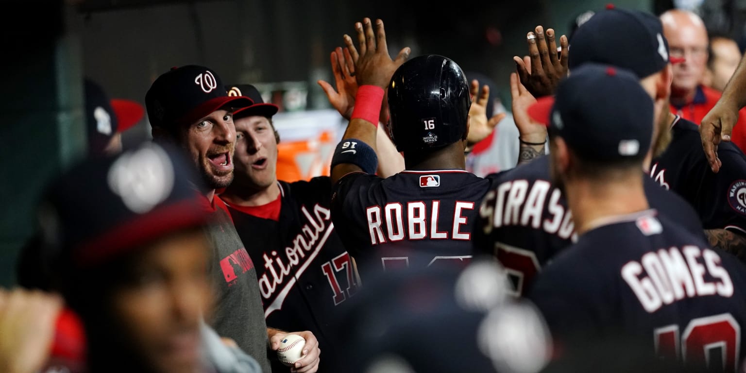 Inside the Giants' dugout celebration after one of the wildest