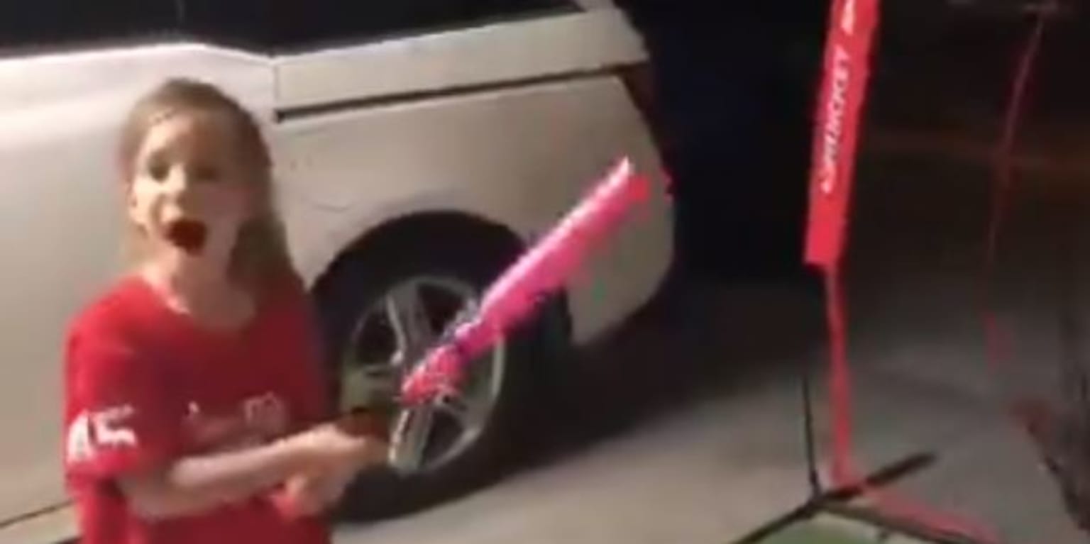 Girl Pulls Out Tooth By Swinging Baseball Bat