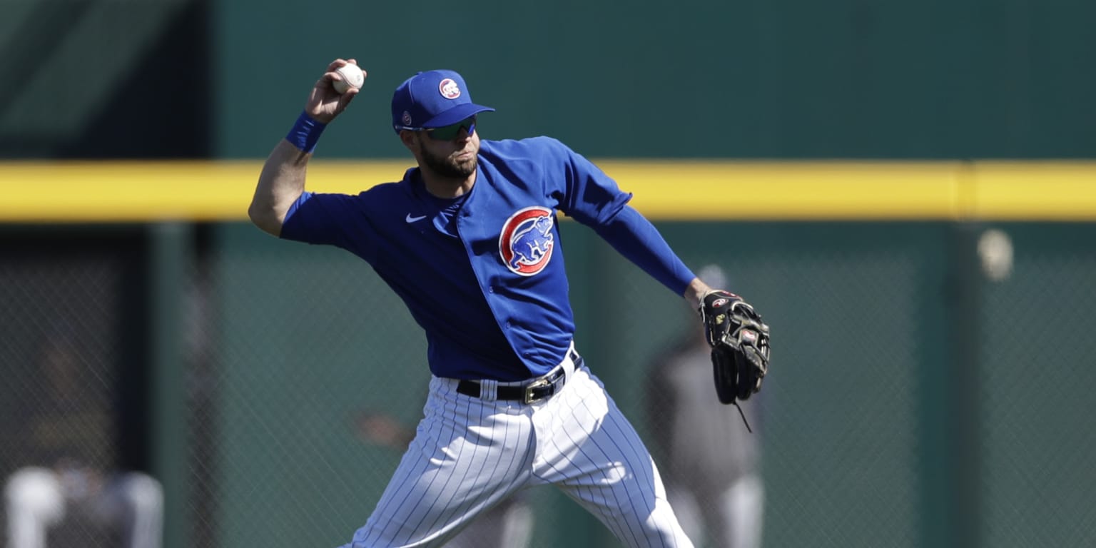 Nico Hoerner on a close watch by Cubs