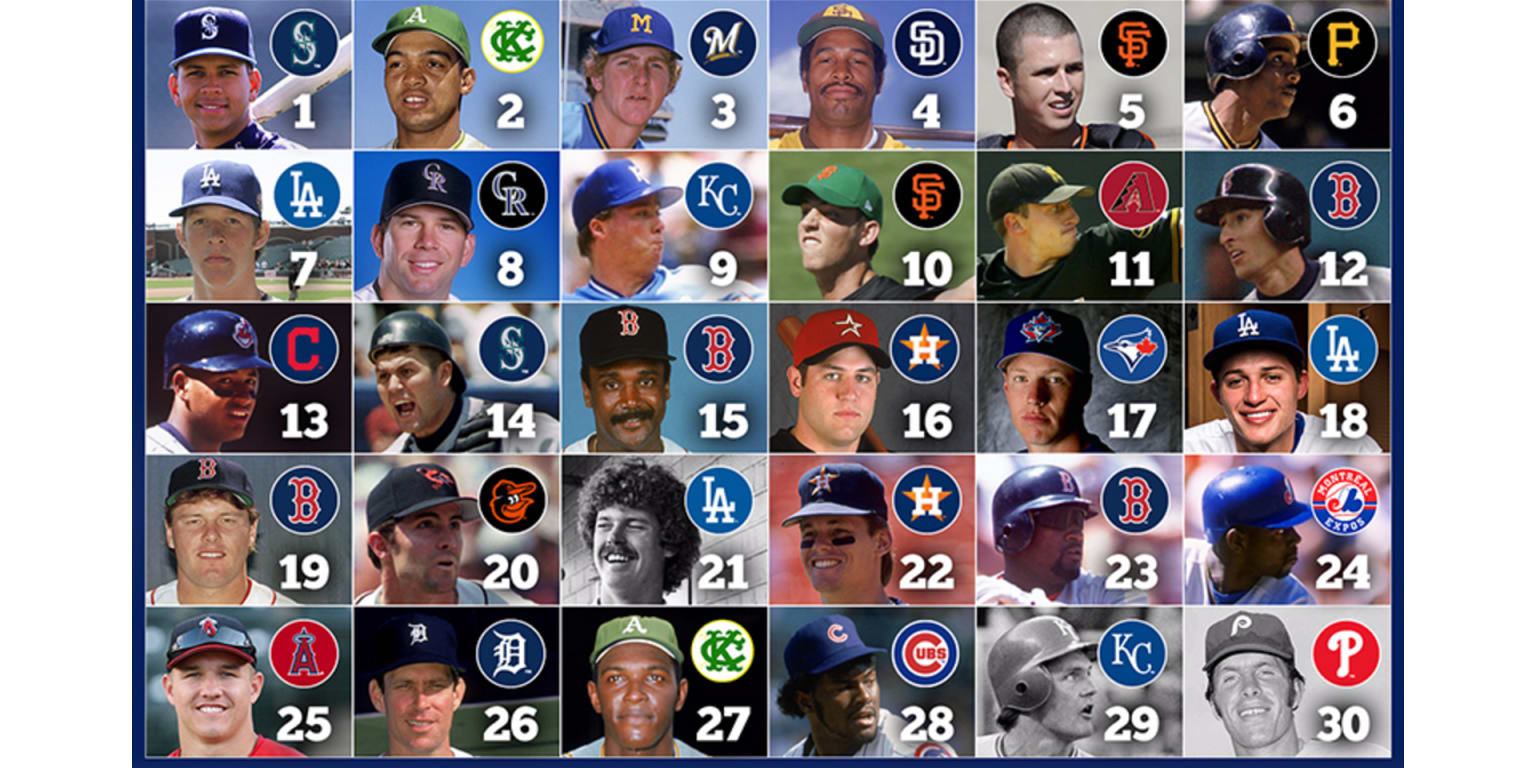 Best MLB player drafted at each 1stround slot