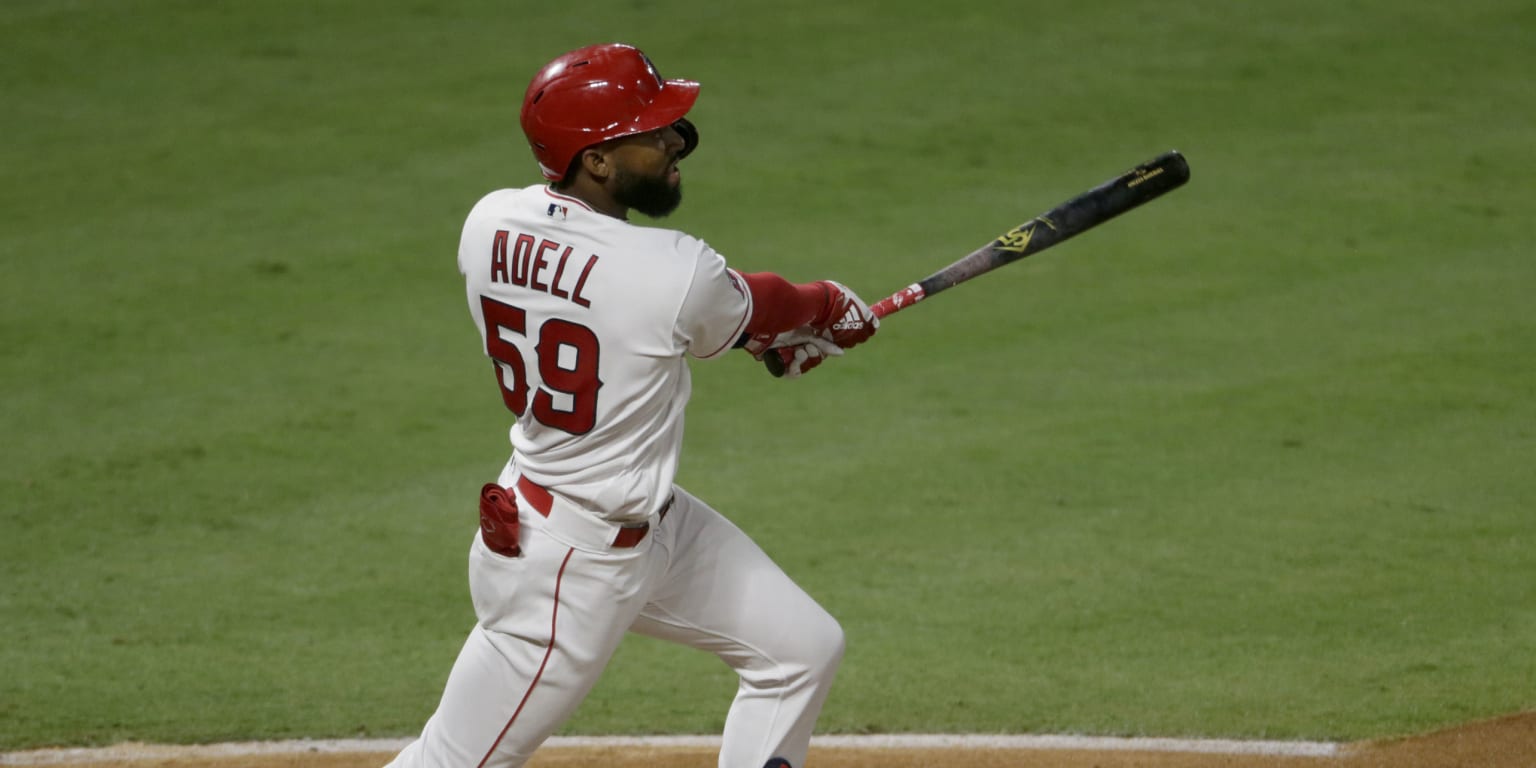 Jo Adell hits first two career home runs