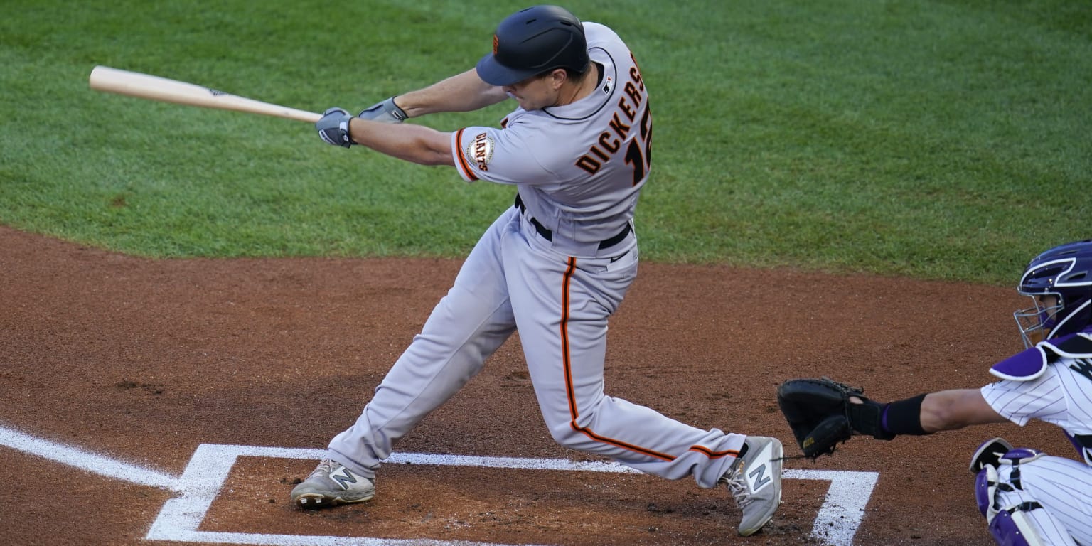 SF Giants: Alex Dickerson homers, outhits the A's